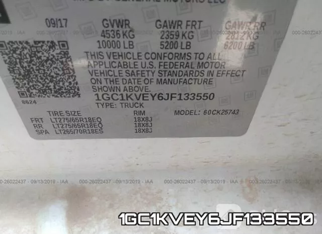 1GC1KVEY6JF133550 фото 9