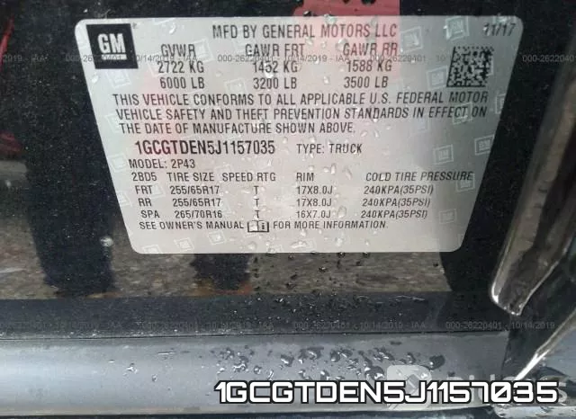 1GCGTDEN5J1157035 фото 6