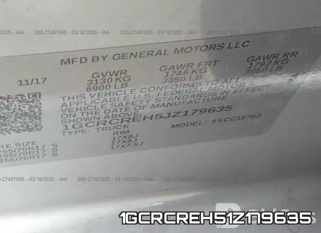 1GCRCREH51Z179635 фото 8