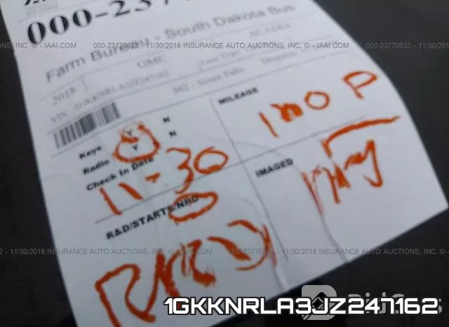 1GKKNRLA3JZ247162 фото 3