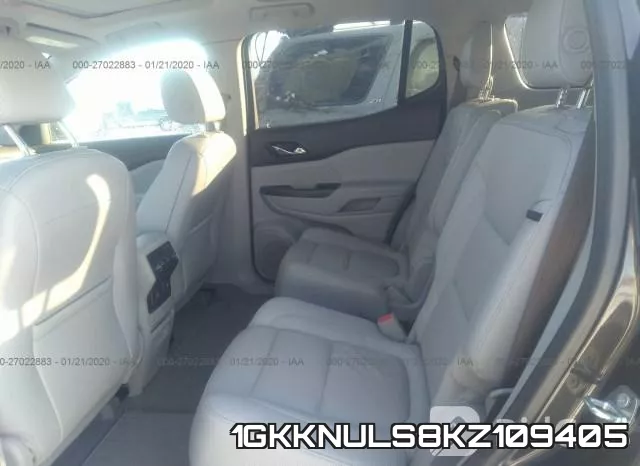 1GKKNULS8KZ109405 фото 7
