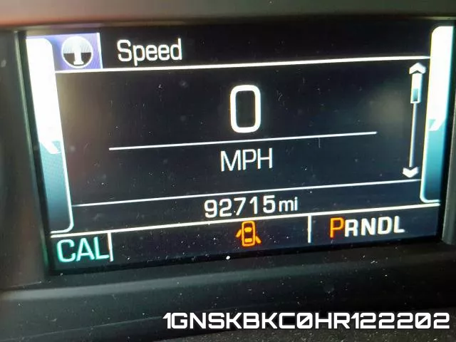 1GNSKBKC0HR122202 фото 7