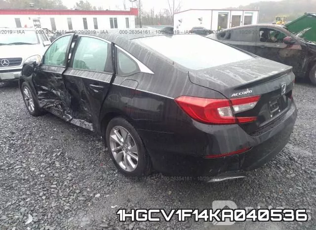 1HGCV1F14KA040536 фото 3