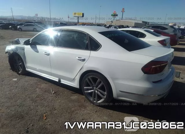 1VWAA7A31JC038062 фото 2