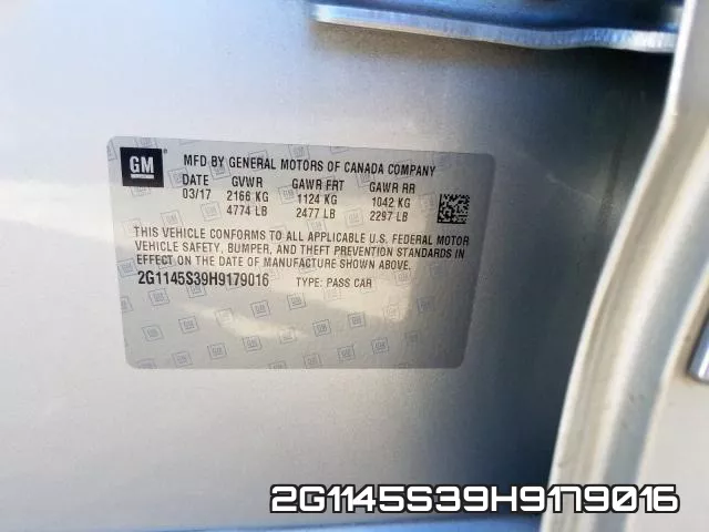 2G1145S39H9179016 фото 2