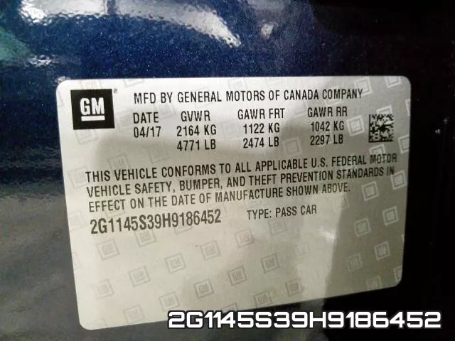 2G1145S39H9186452 фото 2