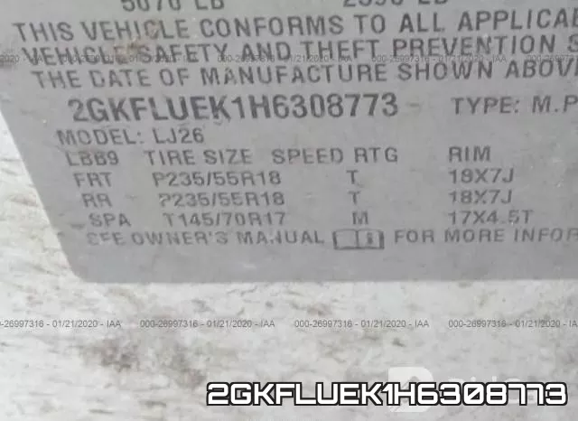 2GKFLUEK1H6308773 фото 7