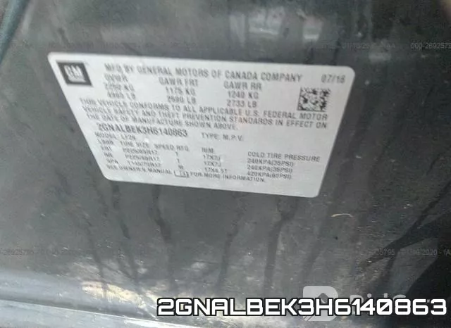 2GNALBEK3H6140863 фото 9