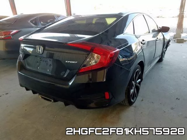 2HGFC2F81KH575928 фото 5
