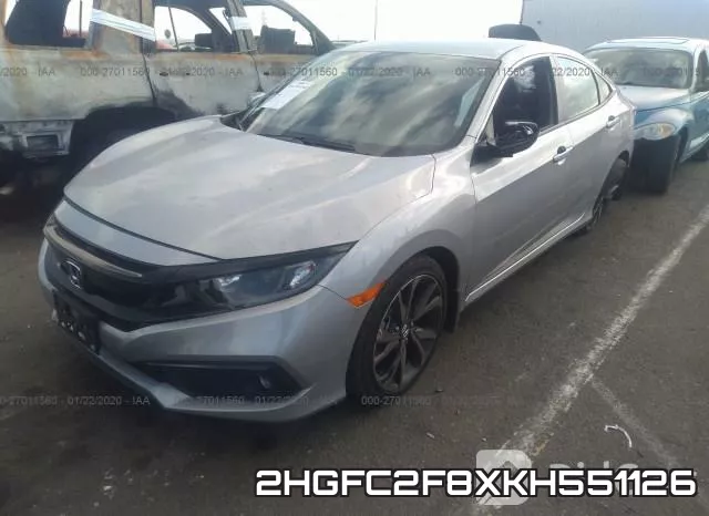 2HGFC2F8XKH551126 фото 2