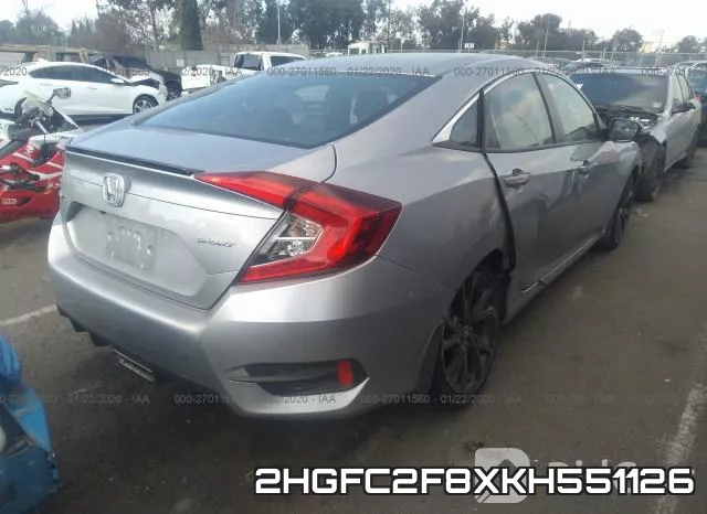 2HGFC2F8XKH551126 фото 4