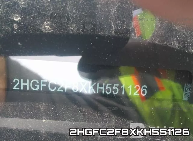 2HGFC2F8XKH551126 фото 7