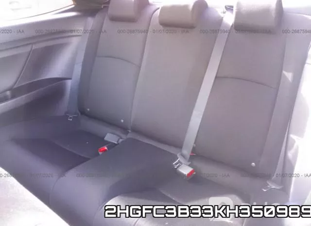 2HGFC3B33KH350989 фото 7
