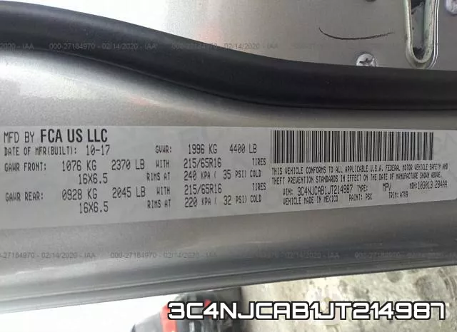 3C4NJCAB1JT214987 фото 6