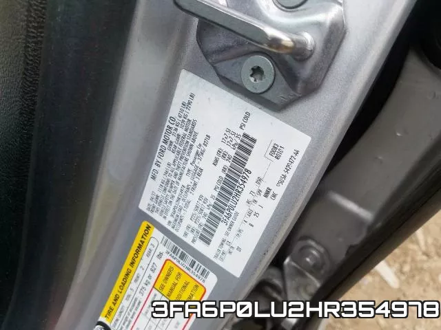 3FA6P0LU2HR354978 фото 2