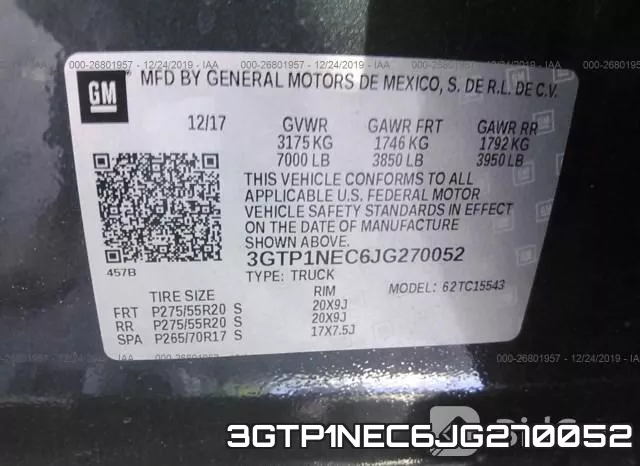 3GTP1NEC6JG270052 фото 7