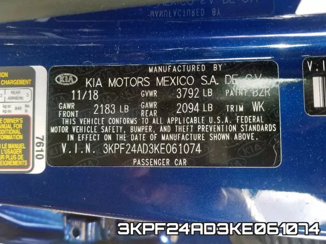 3KPF24AD3KE061074 фото 2