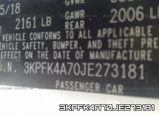 3KPFK4A70JE273181 фото 8
