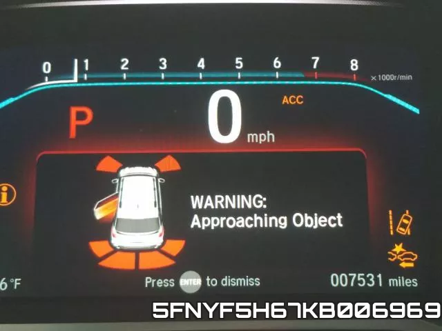 5FNYF5H67KB006969 фото 9