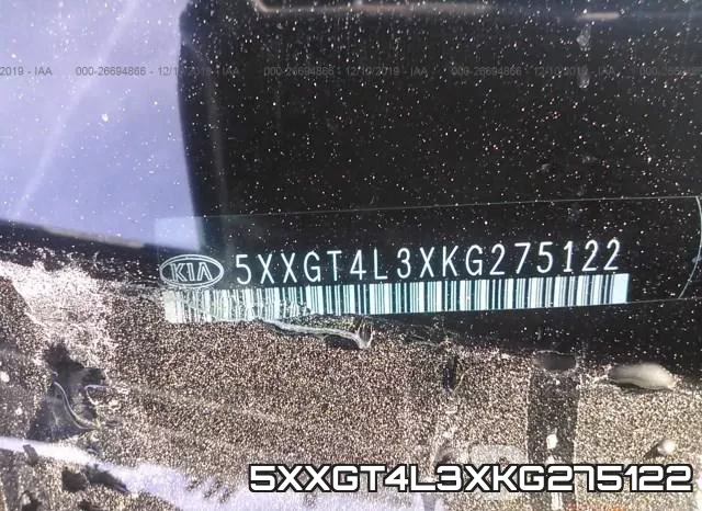 5XXGT4L3XKG275122 фото 4