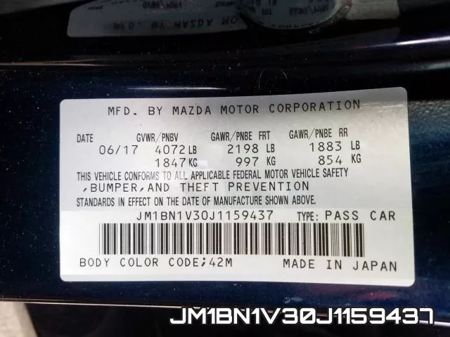 JM1BN1V30J1159437 фото 2