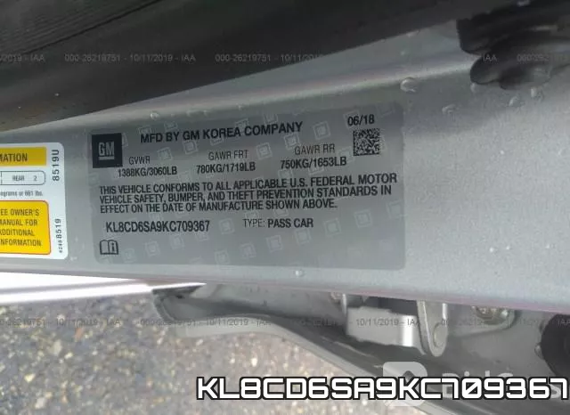 KL8CD6SA9KC709367 фото 6