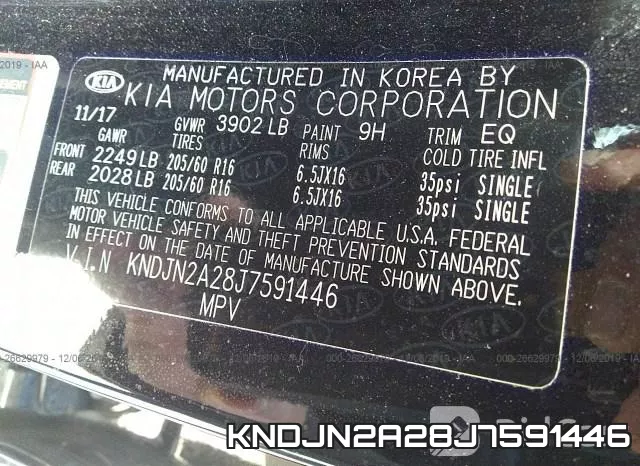 KNDJN2A28J7591446 фото 6