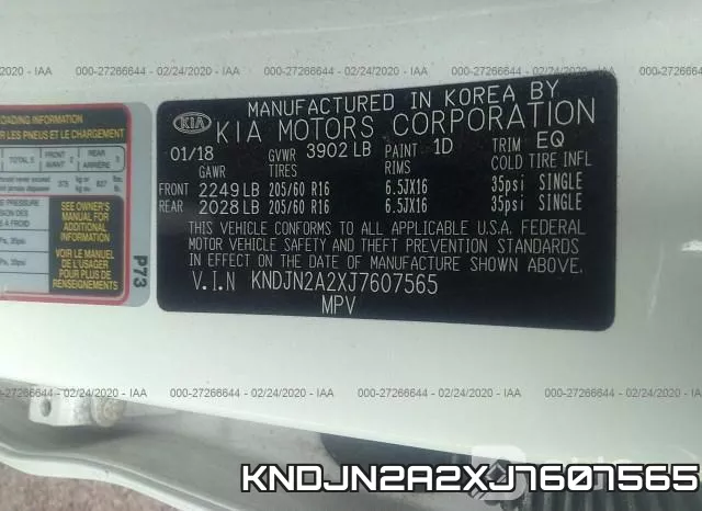 KNDJN2A2XJ7607565 фото 9
