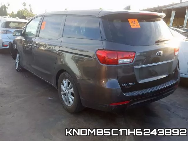 KNDMB5C17H6243892 фото 2
