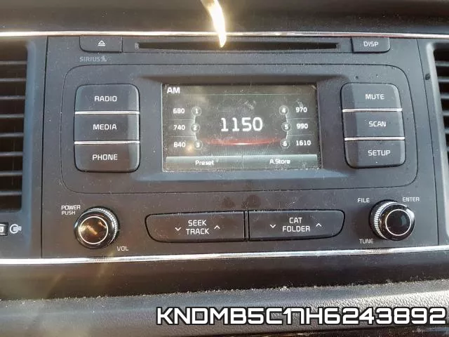 KNDMB5C17H6243892 фото 5