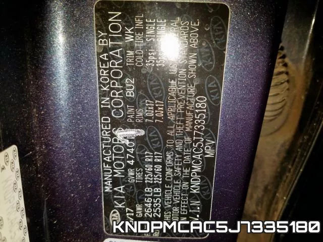 KNDPMCAC5J7335180 фото 2
