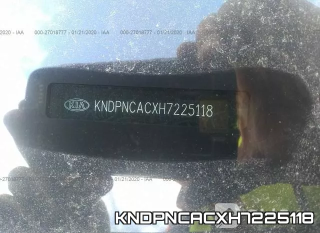 KNDPNCACXH7225118 фото 8