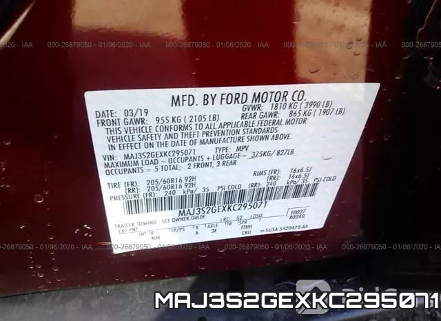 MAJ3S2GEXKC295071 фото 8