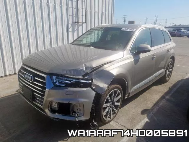 WA1AAAF74HD005891 фото 2