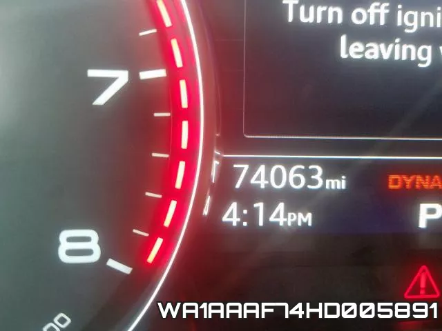WA1AAAF74HD005891 фото 7