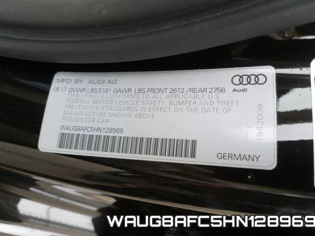 WAUG8AFC5HN128969 фото 2