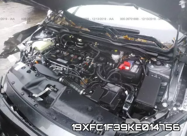 19XFC1F39KE014756 фото 2