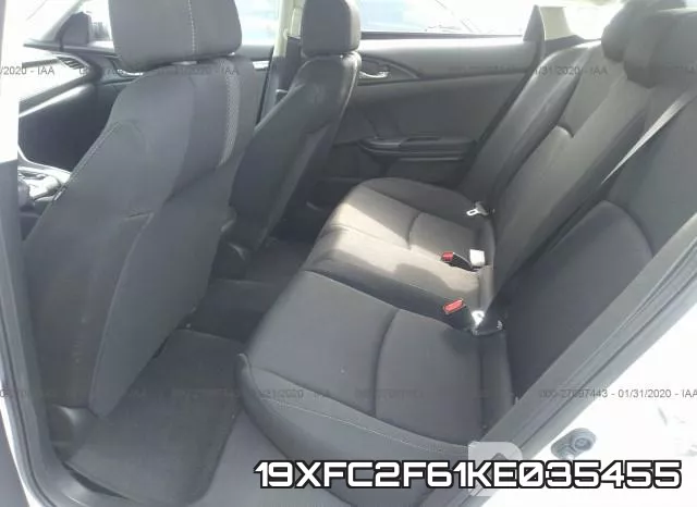 19XFC2F61KE035455 фото 7
