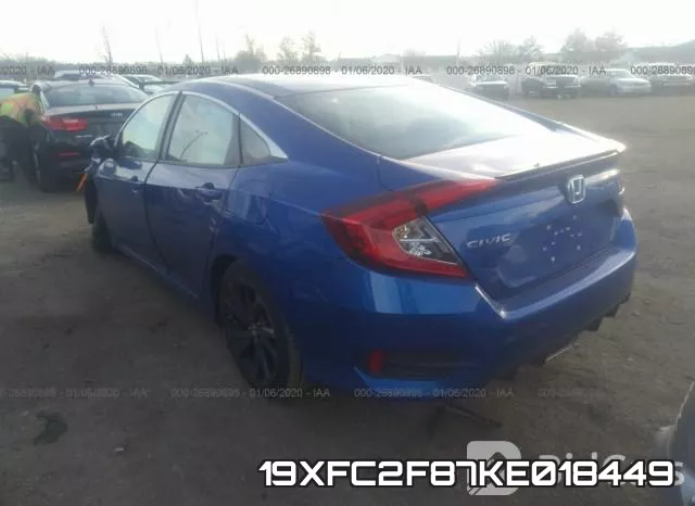 19XFC2F87KE018449 фото 4