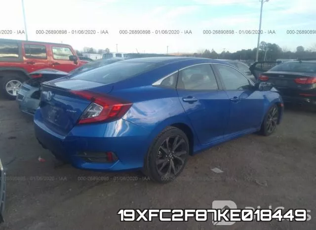 19XFC2F87KE018449 фото 5