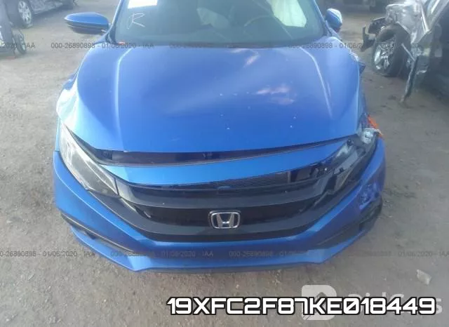 19XFC2F87KE018449 фото 7