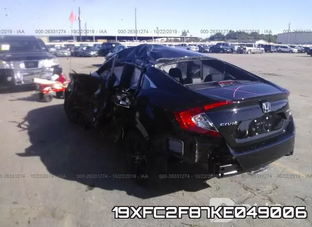 19XFC2F87KE049006 фото 3