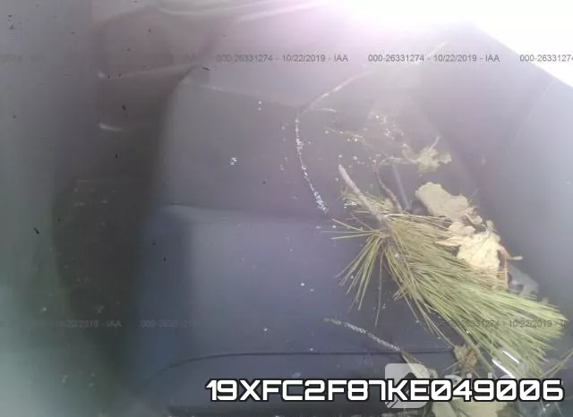 19XFC2F87KE049006 фото 6