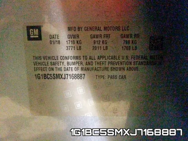 1G1BC5SMXJ7168887 фото 2