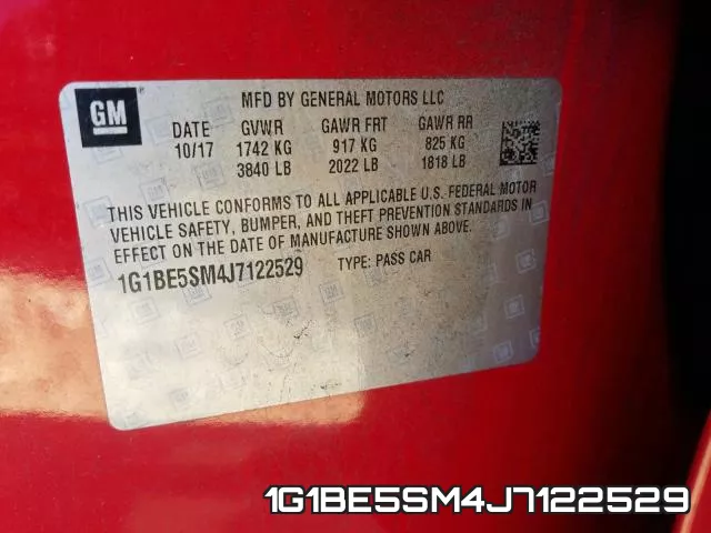 1G1BE5SM4J7122529 фото 2