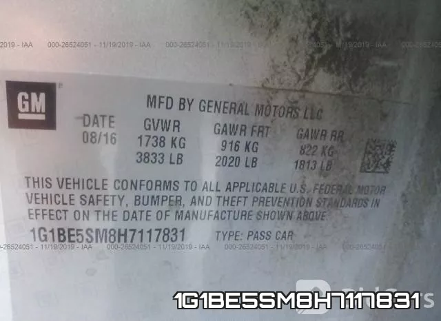 1G1BE5SM8H7117831 фото 10