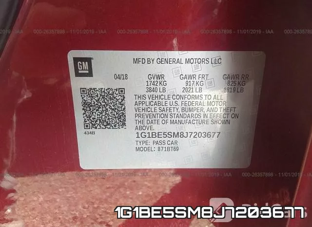 1G1BE5SM8J7203677 фото 9