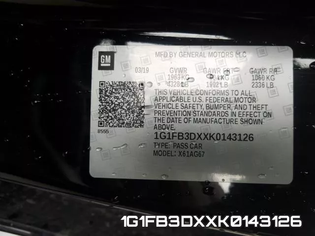 1G1FB3DXXK0143126 фото 2