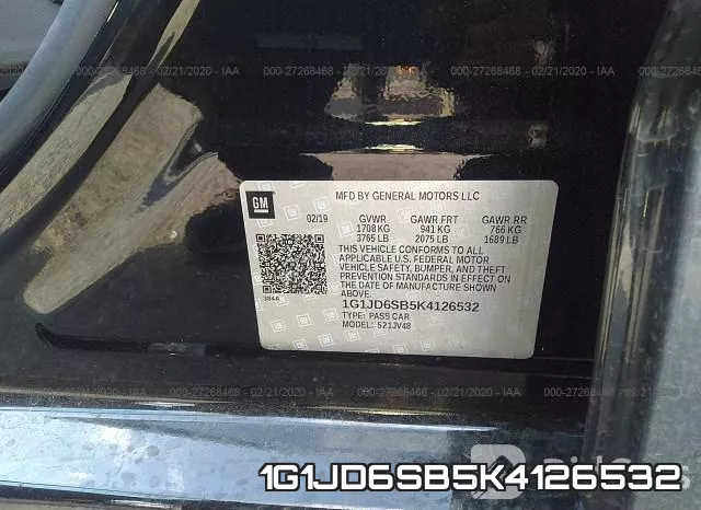 1G1JD6SB5K4126532 фото 10