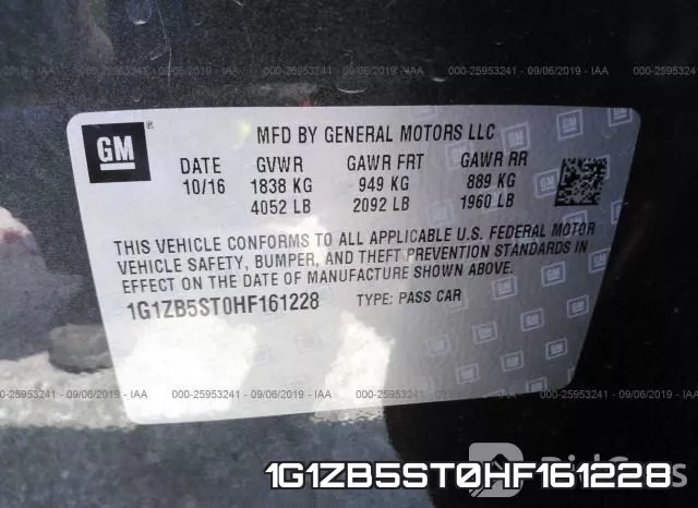 1G1ZB5ST0HF161228 фото 6
